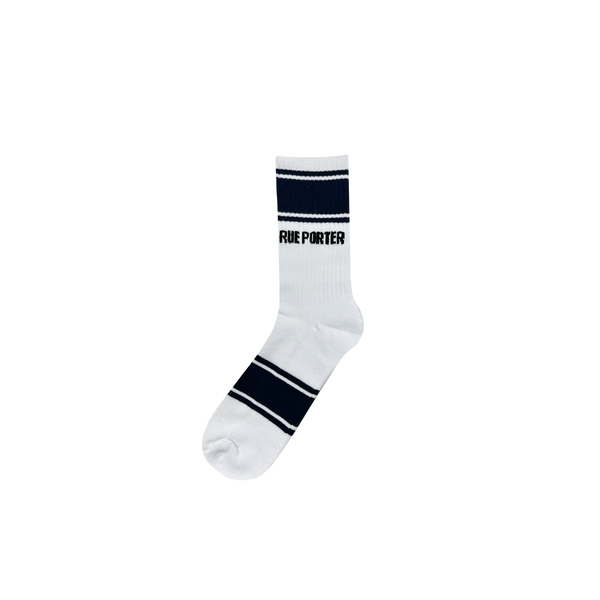 Double Stripe Socks in Navy